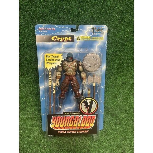 MCFARLANE TOYS - CRYPT - YOUNGBLOOD - ULTRA-ACTION FIGURES SERIES 1 1995 - Picture 1 of 2